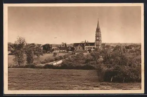 AK Magny /Yonne, Vue générale