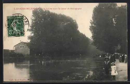 AK Laroche-Migennes, La Pêche dans le Canal de Bourgogne