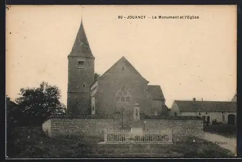 AK Jouancy, Le Monument et l`Église