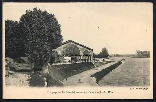 AK Joigny, Le Marché couvert, Promenade du Midi