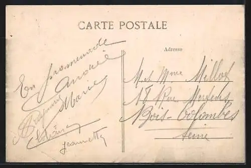 AK Joigny /Yonne, Vue Générale prise de l`Avenue Gambetta