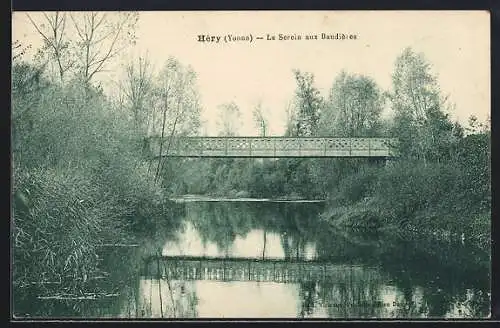 AK Héry /Yonne, Le Serein aux Baudières
