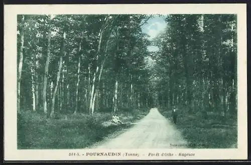 AK Fournaudin /Yonne, Forêt d`Othe, Rapeuse