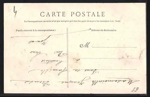 AK Dixmont, Ruines du Prieuré de l`Enfourchure en 1826