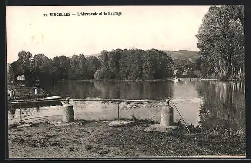 AK Vincelles, L`Abreuvoir et le Barrage