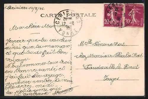 AK Arces /Yonne, Vue générale