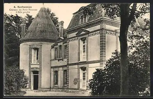 AK Serbonnes, Château du Pont-Varenne, L`Aile gauche
