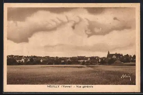 AK Neuilly /Yonne, Vue générale