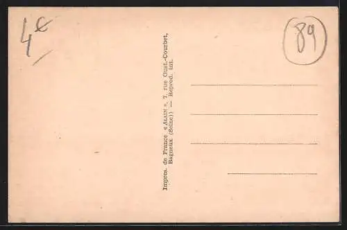 AK Neuilly /Yonne, Vue générale