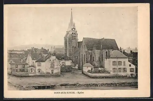 AK Pont-sur-Yonne, Église