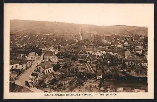 AK Saint-Julien-du-Sault /Yonne, Vue générale