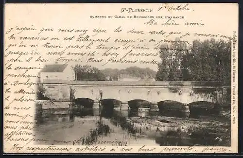 AK St-Florentin, Aqueduc du Canal de Bourgogne sur l`Armance