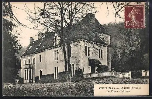 AK Voutenay-sur-Cure /Yonne, Le Vieux Château