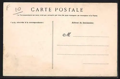 AK Vaudeurs, Vue de l`Église et du Château