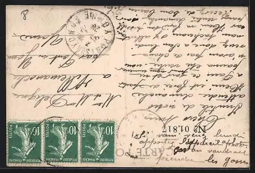 AK Vaudeurs /Yonne, Grange-Sèche, Vue Générale