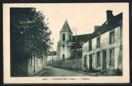 AK Vaudeurs /Yonne, L`Église