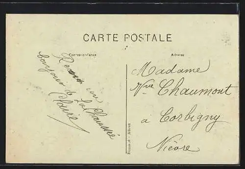 AK Neuvy-Sautour, Vue prise de la Grand` Voye