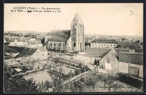 AK Michery /Yonne, Vue panoramique
