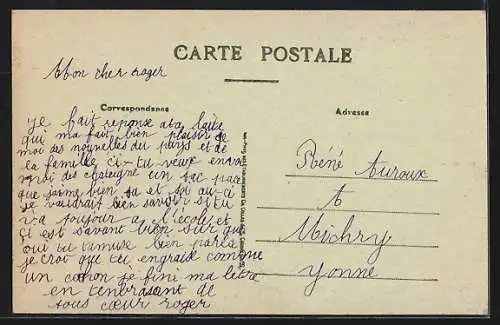 AK Michery /Yonne, Vue panoramique