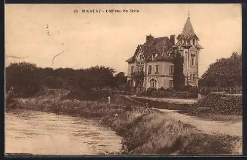 AK Michery, Château de Sixte au bord de l`eau