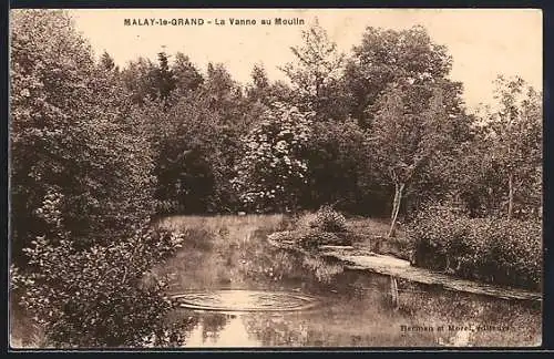 AK Malay-le-Grand, La Vanne au Moulin