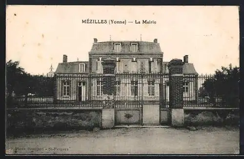 AK Mézilles /Yonne, La Mairie