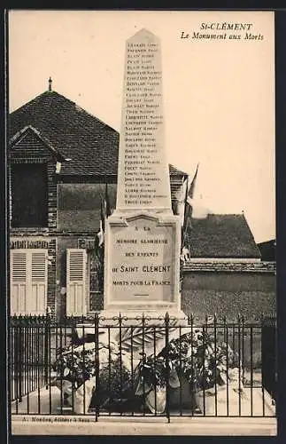 AK St-Clément, Le Monument aux Morts