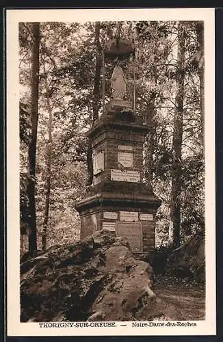 AK Thorigny-sur-Oreuse, Notre-Dame-des-Roches dans la forêt
