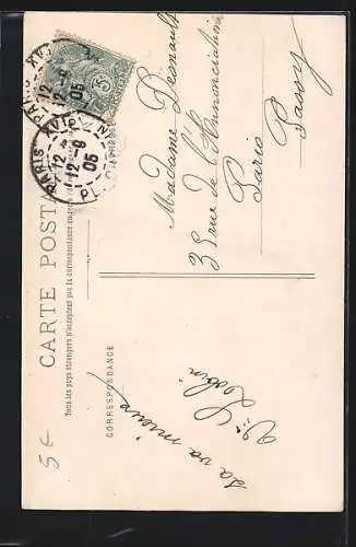 AK Voutenay, L`Église et le calvaire avec cycliste à proximité