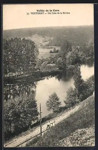 AK Voutenay, Un Coin de la Rivière dans la Vallée de la Cure