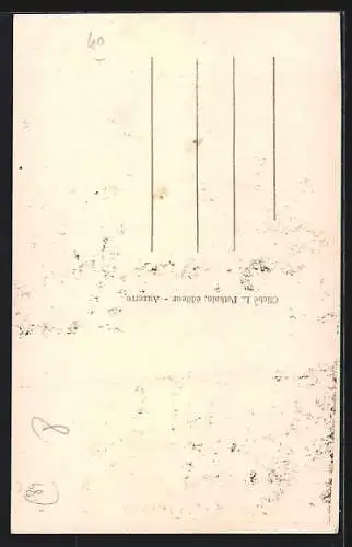 AK Mailly-le-Bas /Yonne, Vue sur le village et la campagne environnante