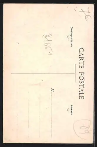 AK Laroche-Migennes, Souvenir avec fleurs et vues de la ville