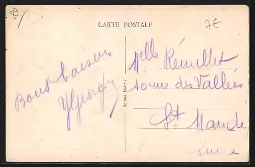 AK Bessy-sur-Cure /Yonne, Le Moulin et le Déversoir dans la Vallée de la Cure