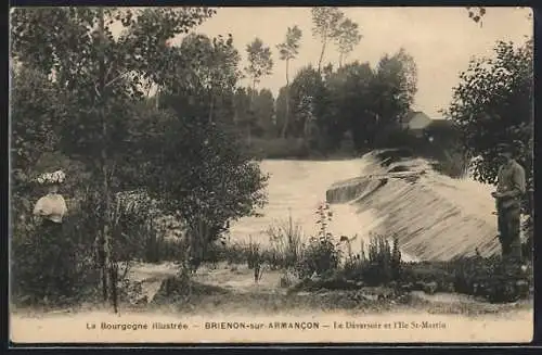 AK Brienon-sur-Armancon, Le Déversoir et l`Île St-Martin