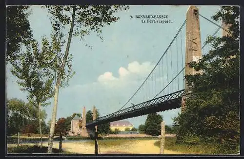 AK Bonnard-Bassou, Le Pont suspendu