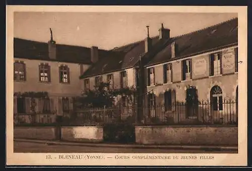 AK Bléneau /Yonne, Cours complémentaire de jeunes filles