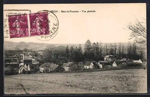 AK Béon, Béon-la-Fontaine, Vue générale