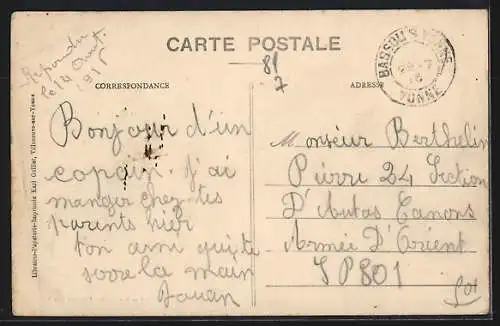 AK Bassou, Le Château, Vue Paysagère du Parc