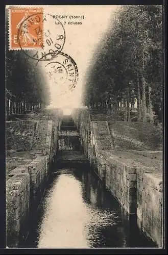 AK Rogny /Yonne, Les 7 Ècluses