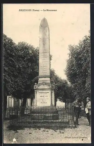 AK Brienon /Yonne, Le Monument