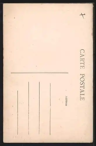 AK Subligny, Église délabrée, Carte vendue au profit de sa restauration