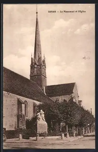 AK Senan, Le Monument et l`Église