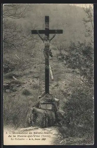 AK Pierre-qui-Vire /Yonne, Monastère de Sainte-Marie de la Pierre-qui-Vire, Le Calvaire
