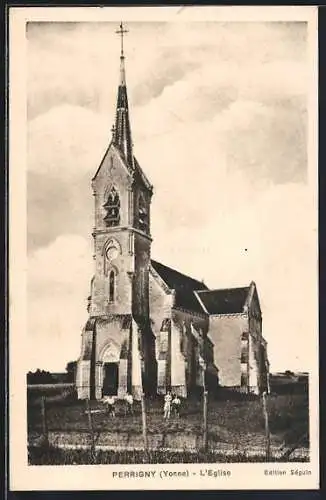 AK Perrigny /Yonne, L`Église