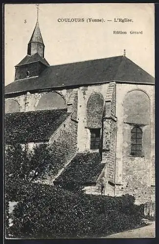 AK Coulours /Yonne, L`Église