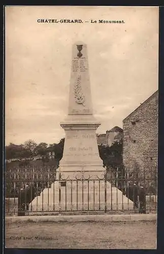 AK Chatel-Gerard, Le Monument