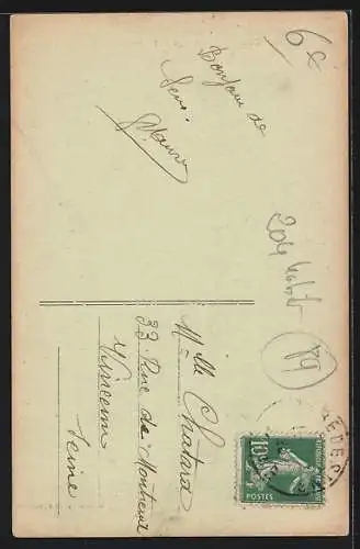 AK Courtois, Monument commémoratif élevé à la mémoire des enfants de Courtois morts pour la France