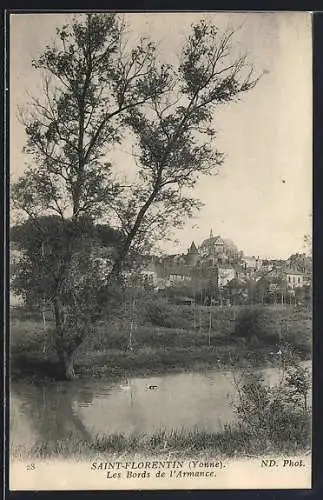 AK Saint-Florentin /Yonne, Les Bords de l`Armance