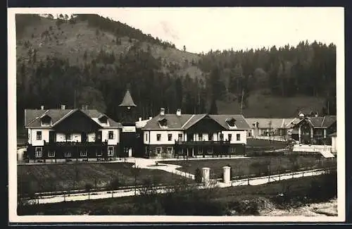 AK Türnitz, Pflege und Erholungsheim Auhof mit Strasse und Anlagen