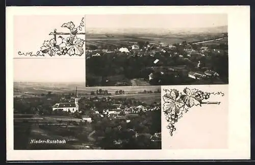 AK Nieder-Russbach, Ortsansichten